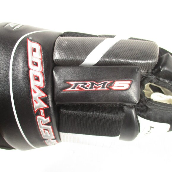 Sher-wood RM 5 Rhythm 5 Hockey Gloves Leather 12” or 30.5 cm Sherwood LIKE NEW - Picture 6 of 9